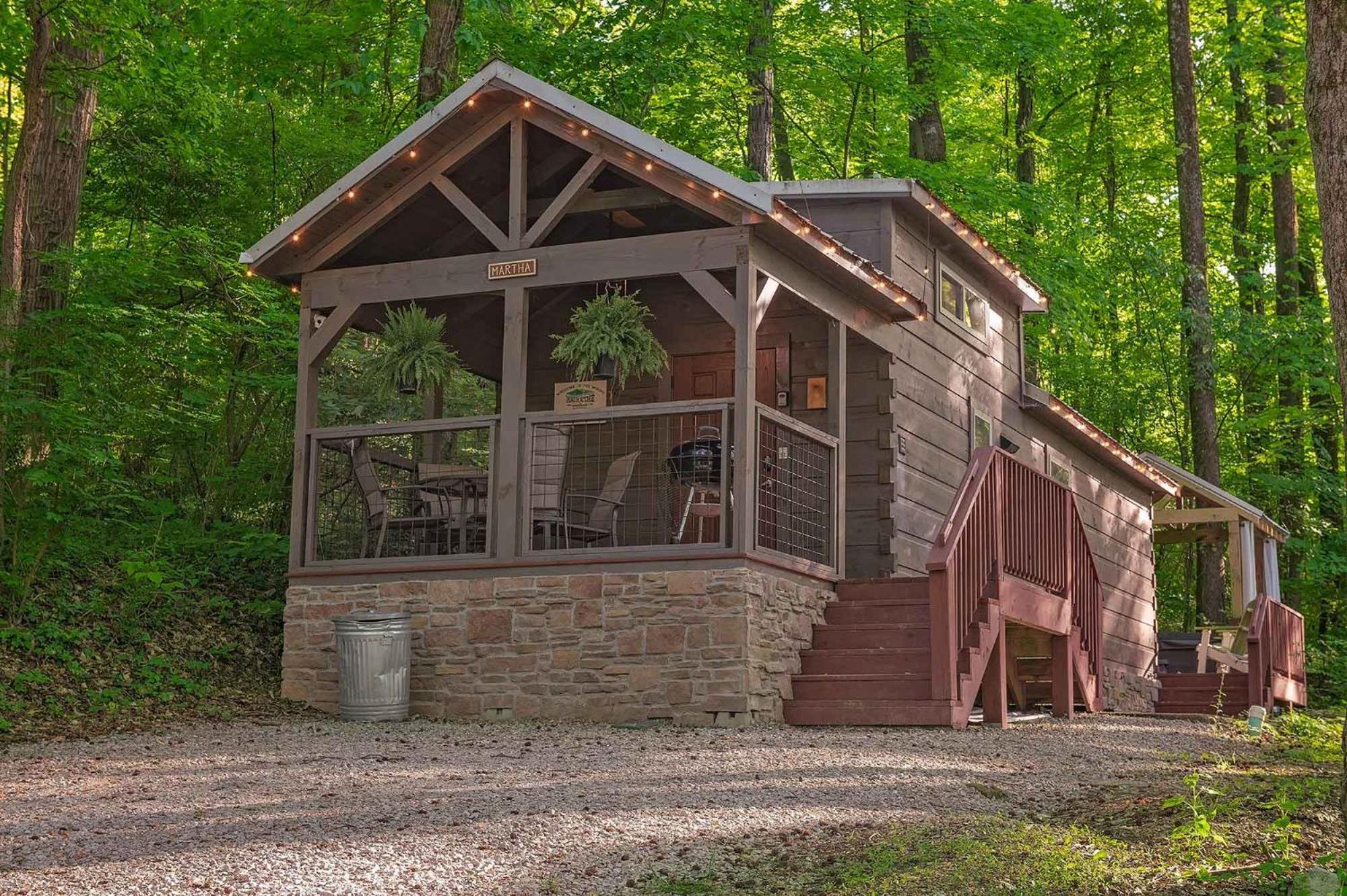 Martha Cabin Tiny Cabin By Downtown שאטאנוגה מראה חיצוני תמונה