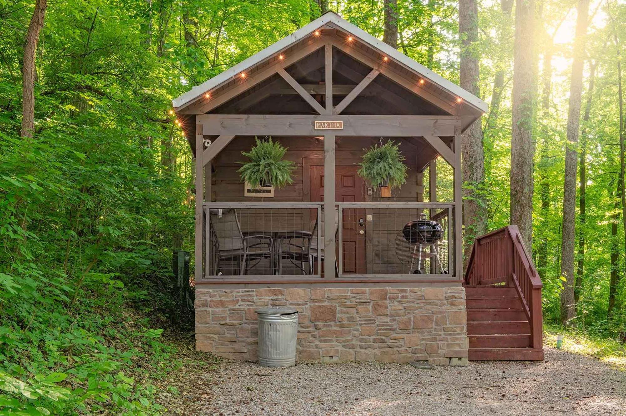 Martha Cabin Tiny Cabin By Downtown שאטאנוגה מראה חיצוני תמונה
